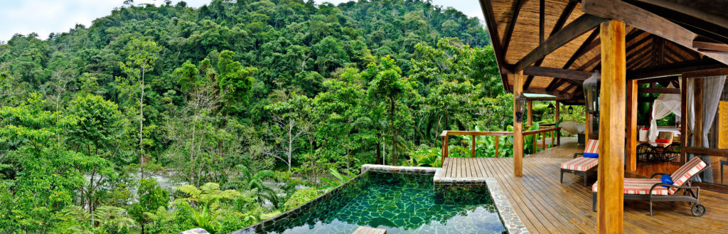 View of Costa Rican jungles © Pacuare Lodge 