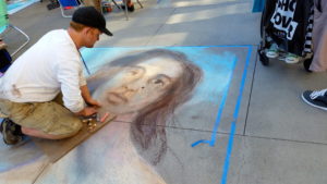 Chalk art