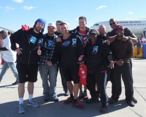 Annual Plane Pull at O'Hare International Airport