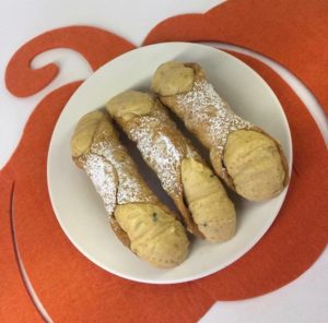 Pumpkin cannoli courtesy of Chicago Pastry