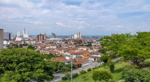 Aerial view of Cali city - Cali, Colombia