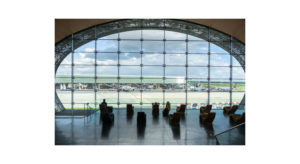 Charles de Gaulle Airport window