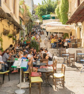 Cafe in Athens