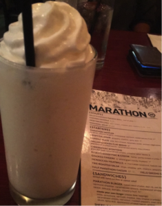 Marathon milkshake