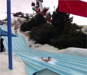 water slide