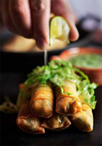 The Ritz-Carlton, spring rolls