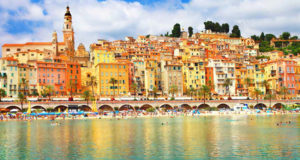 Menton in southeastern France