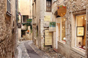 Saint-Paul-de-Vence, a beautiful medieval fortified village.