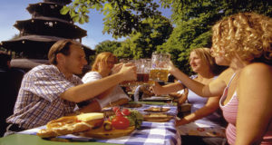 Munich, beer garden