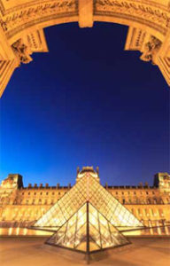 Louvre's glass pyramid