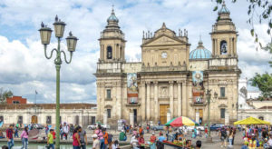 Guatemala City Metropolitan Cathedral at Plaza de la Constitución