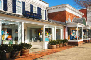 East Hampton shopping district