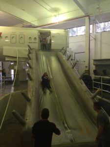 airplane slide