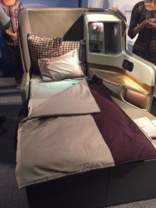 Singapore Airlines Business Class Seat