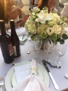 Diner en Blanc table setting by Sofitel