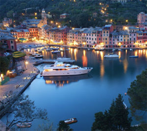 Portofino at night