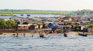 Lagos waterfront neighborhood