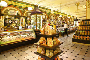 Pastry department at Harrods