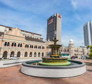 Merdeka Square fountain