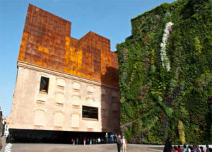 The Caixa Forum Museum and the Vertical Garden