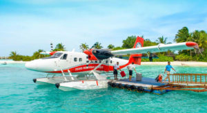 Seaplane at Malé Airport