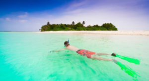 Snorkeling in the Maldives