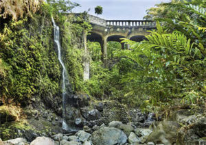 Hana Highway Bridge at Upper Waikani Falls