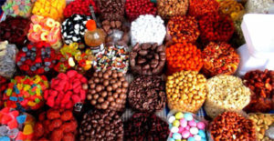 Sweet treats at a food stand