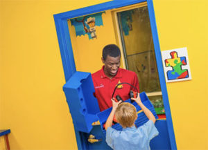 LEGOLAND's quiet room for guests with autism who may have difficulty waiting in line