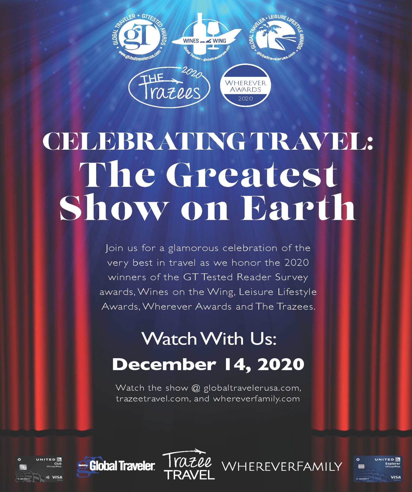 The Greatest Show On Earth Global Traveler   Awards Invitation 2020 Virtual Email 1716x2048 