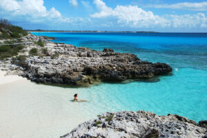 Little San Salvador Island, also known as Half Moon Cay