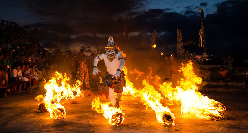 Balinese kecak Hindu dance