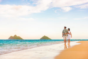 couple on the beach