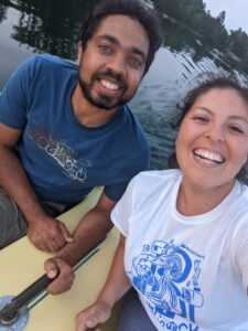 Boat selfie