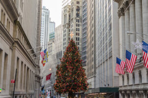 Wall Street Christmas tree