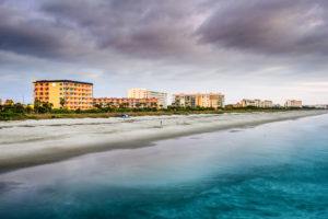 Cocoa Beach, Florida beachfront hotels and resorts.