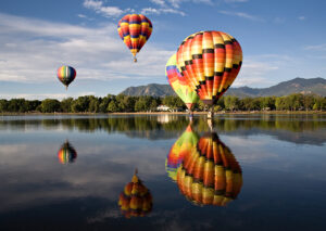 Prospect Lake hot-air balloons