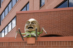 Humpty Dumpty sculpture