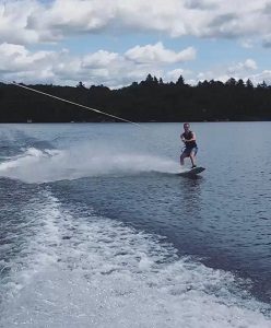 waterskiing