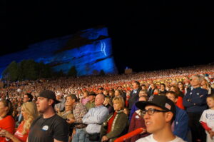 Red Rocks Amphitheater near Denver, Colorado