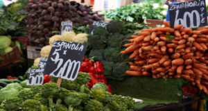 Food market in Spain