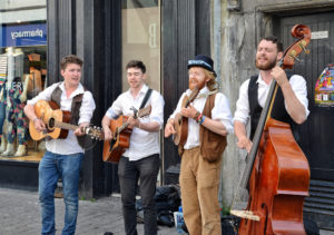 Buskers in Galway