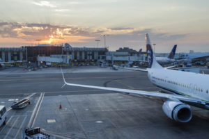 Alaska Airlines, Sea-Tac Airport in Seattle, Wash.,