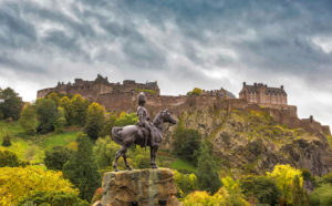 Edinburgh Castle in Scotland