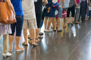 Lining up at the gate © Vinh Dao | Dreamstime.com