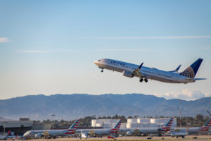 United Air Line in LAX