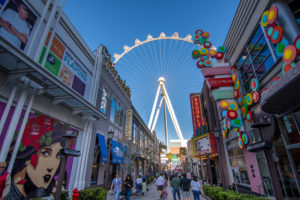 The LINQ Promenade in Las Vegas