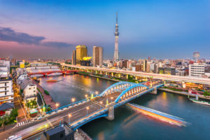 Asakusa, Tokyo, Japan Skyline