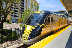 Brightline High Speed Train © Thomas Barrat | Dreamstime.com