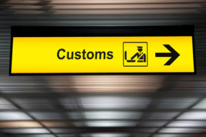 Airport customs